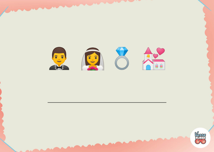 zin emoji trouwen